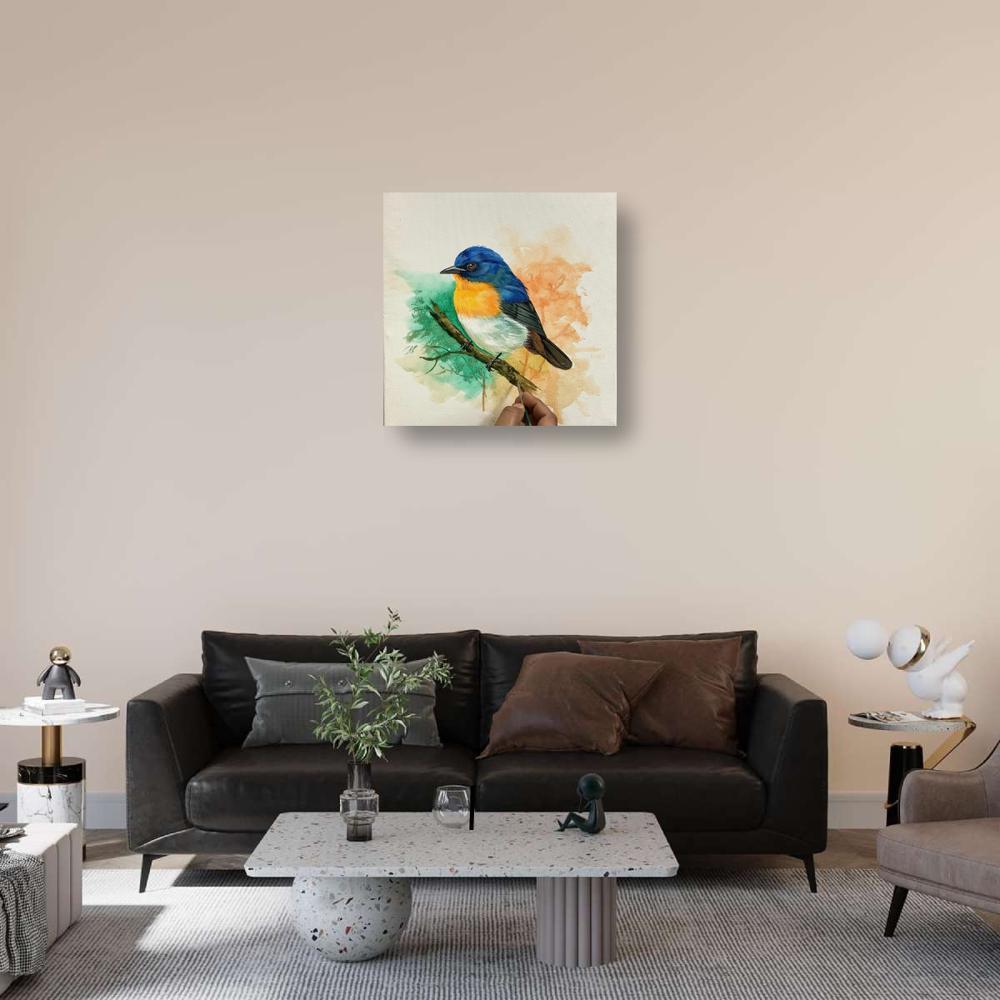 Buy Indian Roller Bird painting (ARTOHOLIC) Handmade Painting by ...
